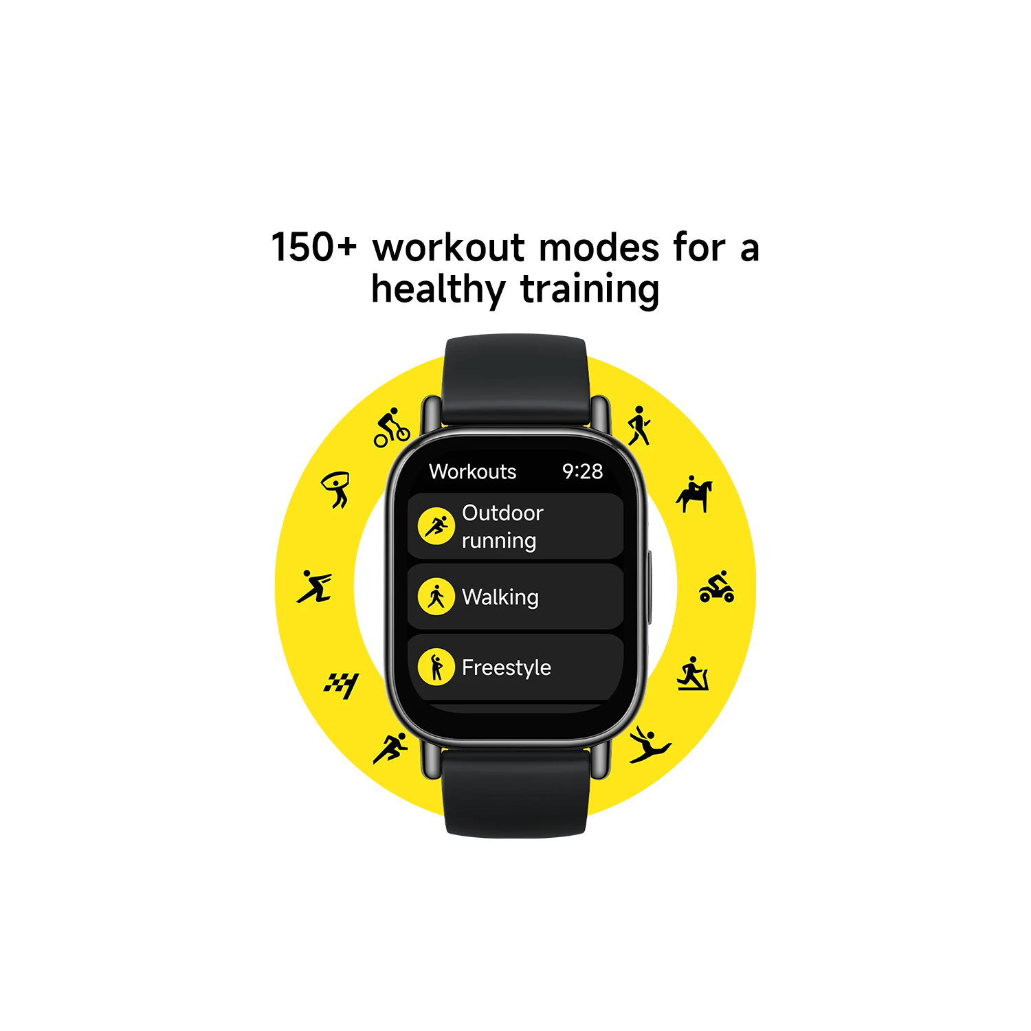 Xiaomi Redmi Watch 5 Lite Smartwatch, 1.96" AMOLED Display, 18-Day Battery, 150+ Sports Modes, 5ATM water resistance, Dual-mic Bluetooth calling, GNSS