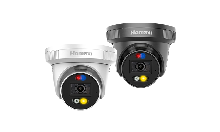 Homaxi 5MP Active detterence Turret Camera IPC4TF2R5-AD-TMSCR