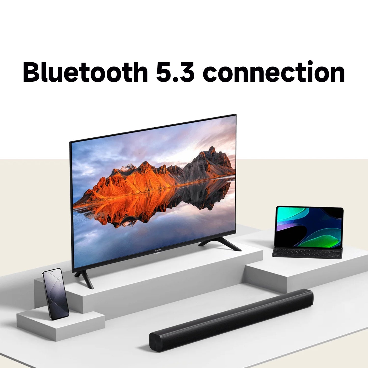 Xiaomi Soundbar 2.0ch – 30W Bluetooth TV Soundbar with Optical / SPDIF / AUX – Black
