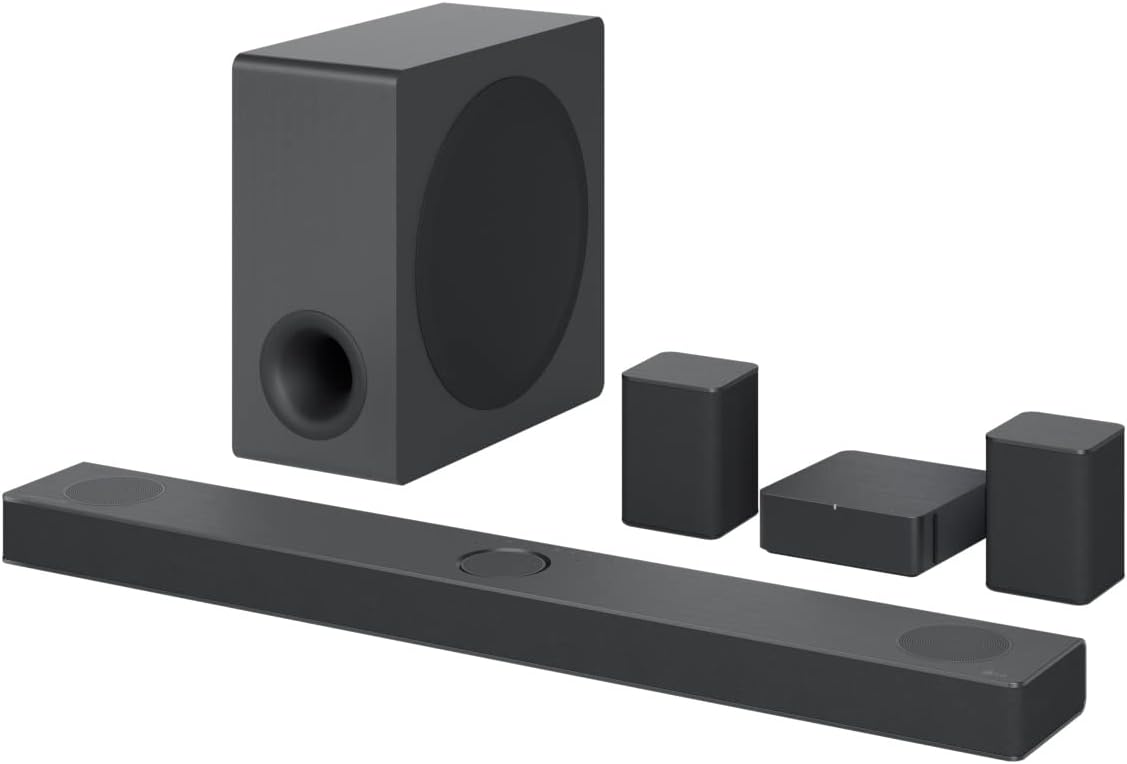 LG S80QR 620-Watt 5.1.3 Channel Sound Bar with Wireless Subwoofer (Certified Refurbished - 90 Days Warranty)