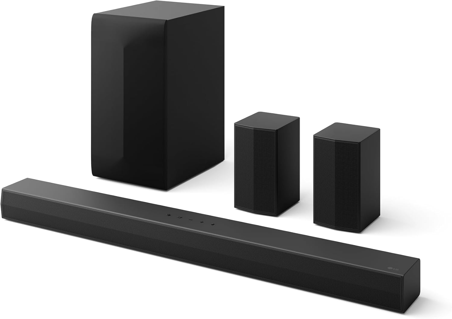 LG S55T 420-Watt 5.1 Channel Sound Bar with Subwoofer & Rear Speakers (90 Days Warranty)