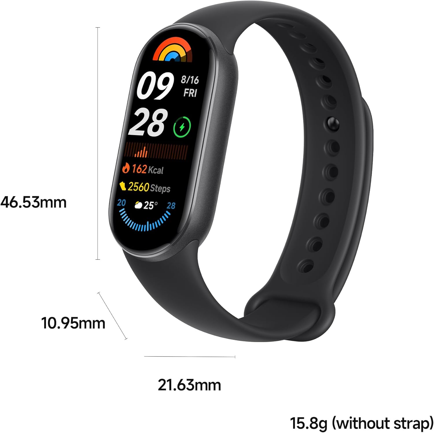 Xiaomi Smart Watch Band 9, Sport Smartwatch with 150+ Training Modes, 1.62" AMOLED Display Men Women Watch Activity Fitness Step Tracker, Scientific Sleep Monitor