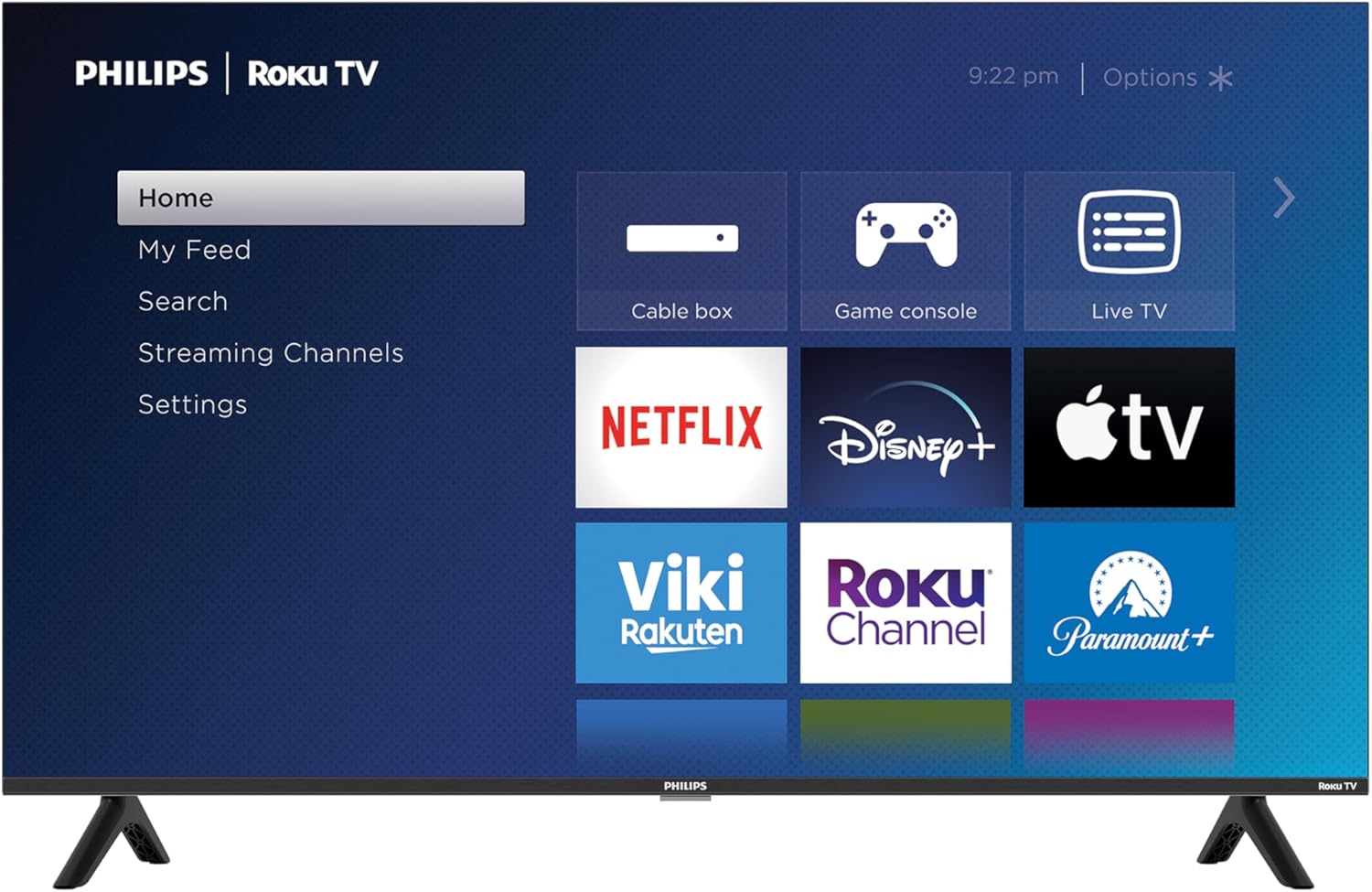 Philips 43" 4K UHD Roku Smart LED TV – 43PUL6673/F6 – HDR10, 3 HDMI, USB 2.0 (90 Days Warranty)