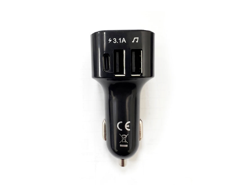 Havit FM851BT FM Transmitter RGB illumination, MP3 modulator with 3x USB for car