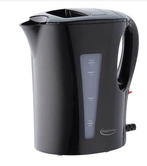 Betty Crocker Cordless Glass Kettle 1.7 Liter With Temperature