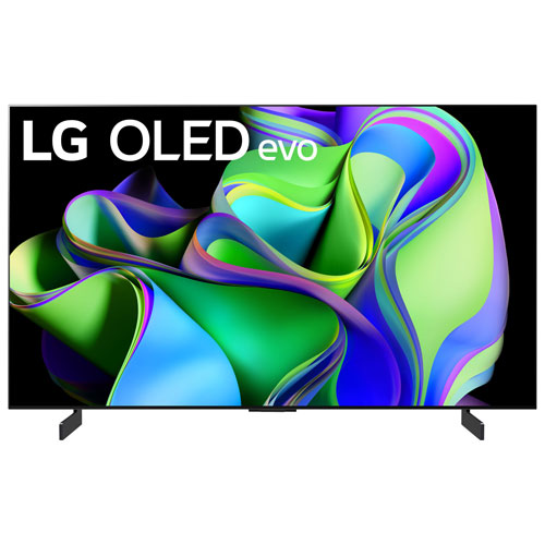 LG 42" 4K UHD HDR OLED webOS Evo ThinQ AI Smart TV OLED42C3PUA - 2023 (Certified Refurbished - 90 Days Warranty)