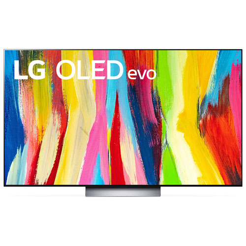 LG 55" 4K UHD HDR OLED webOS Evo ThinQ AI Smart TV OLED55C2PUA, (Certified Refurbished - 6 Months Warranty) | TechSpirit Inc.