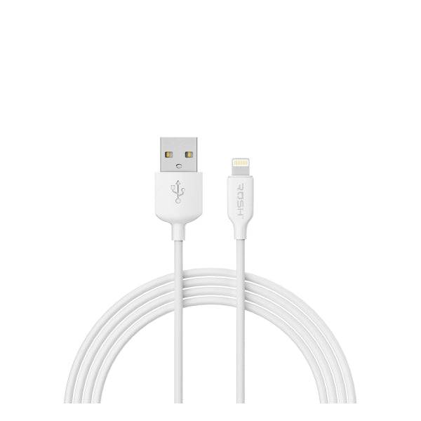 Rush USB to Lightning Cable for Apple iPhone White 3FT | TechSpirit Inc.