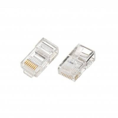 8 Pins CAT6 modular plug 8P8C ,100-Pack | TechSpirit Inc.