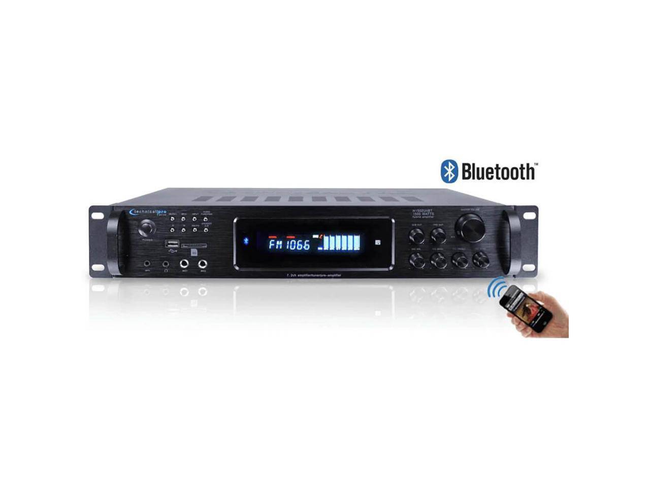 Technical Pro H3502URBT Digital Hybrid Amplifier/Preamp Tuner (Refurbished - 90 days warranty) | TechSpirit Inc.