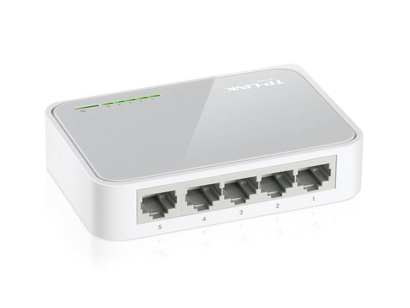 TP-LINK 5-Port 10/100Mbps Desktop Switch TL-SF1005D | TechSpirit Inc.