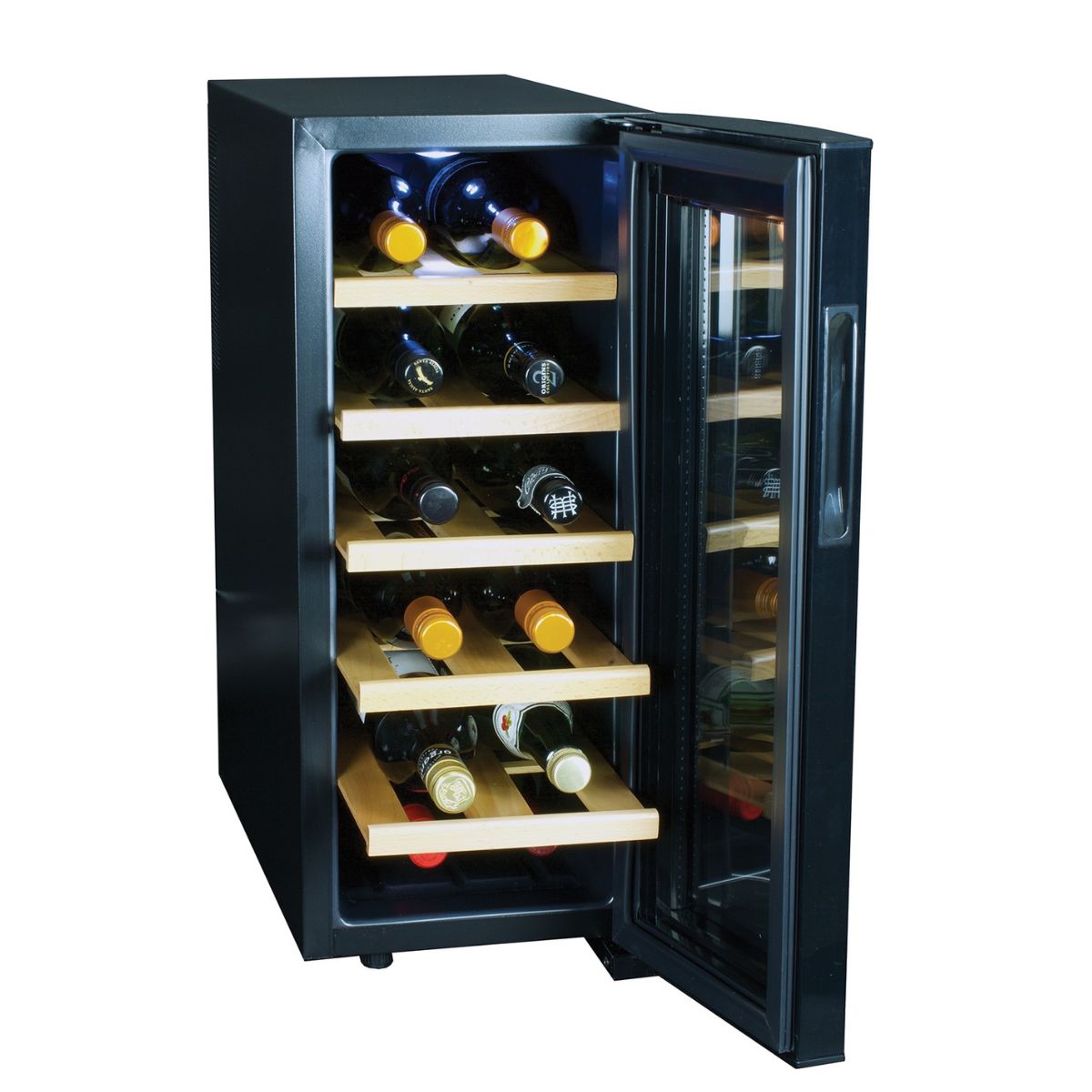 Koolatron WC12-35D 12 Bottle Deluxe Thermoelectric Wine Cooler | TechSpirit Inc.