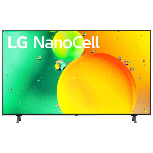 LG NanoCell 43" 4K UHD HDR LED webOS Smart TV 43NANO75UQA, (Certified Refurbished - 90 Days Warranty) | TechSpirit Inc.