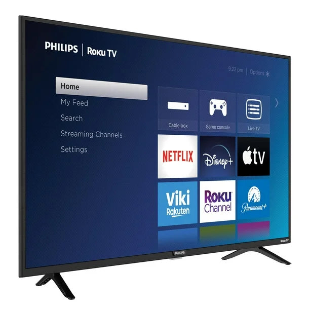 Philips 43" 1080p LED Roku Smart TV 43PFL4775/F6 B, 1 USB, 3 HDMI (90 Days Warranty)