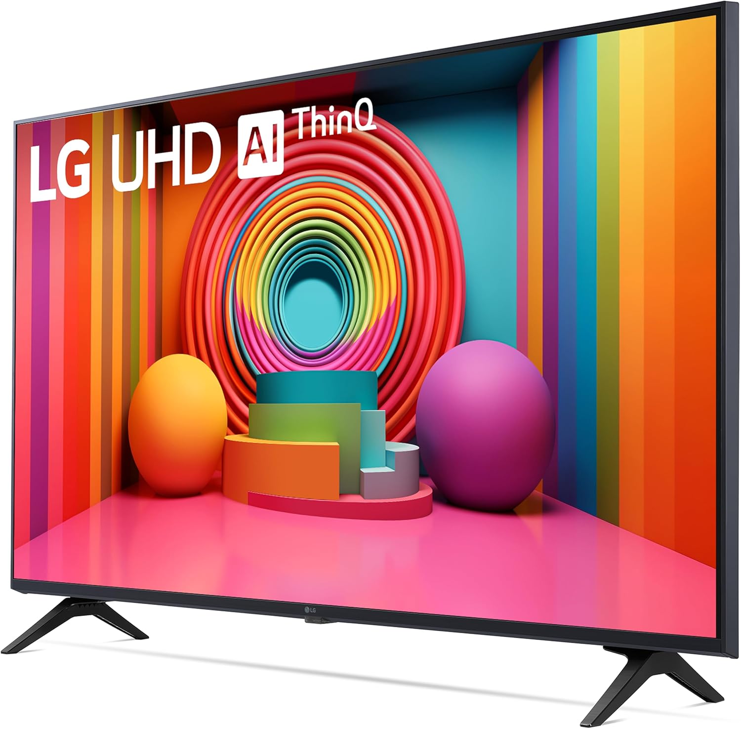 LG 55" 4K UHD HDR LED webOS AI ThinQ Smart TV 55UT7570PUB-2024 (Certified Refurbished, 90 days warranty)