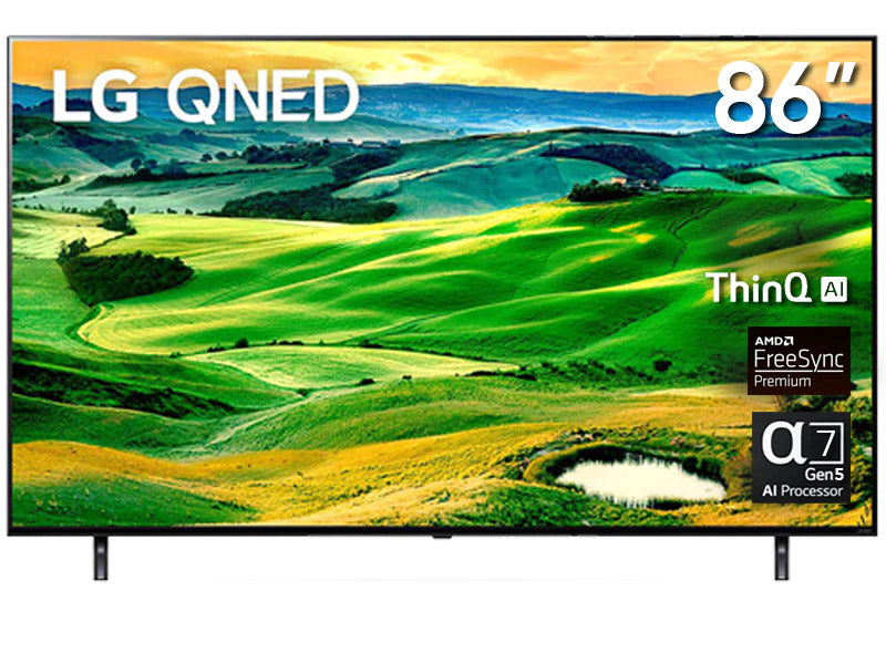 LG 86" 86QNED80UQA Quantum Dot Nanocell 4k Ultra HD LED SMART TV (Certified Refurbished - 6 Months Warranty)