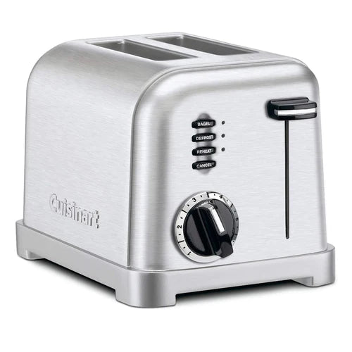 CUISINART CPT-160IHR Metal Classic 2-Slice Toaster, Brushed Stainless (Refurbished-6 Month Warranty)