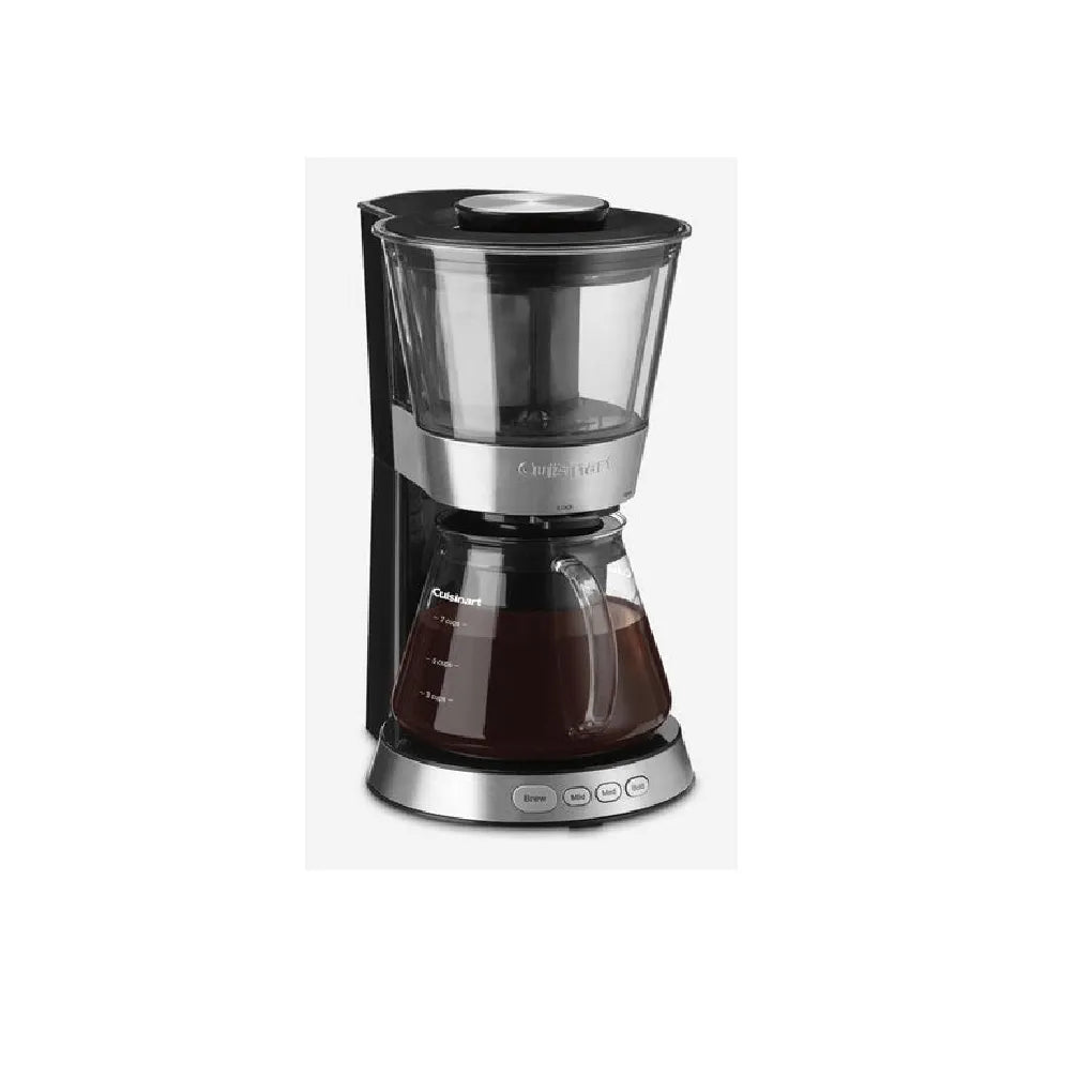 Cuisinart – 7-Cup Automatic Cold Brew Coffeemaker DCB-10IHR (Refurbished- 90 Days Warranty)