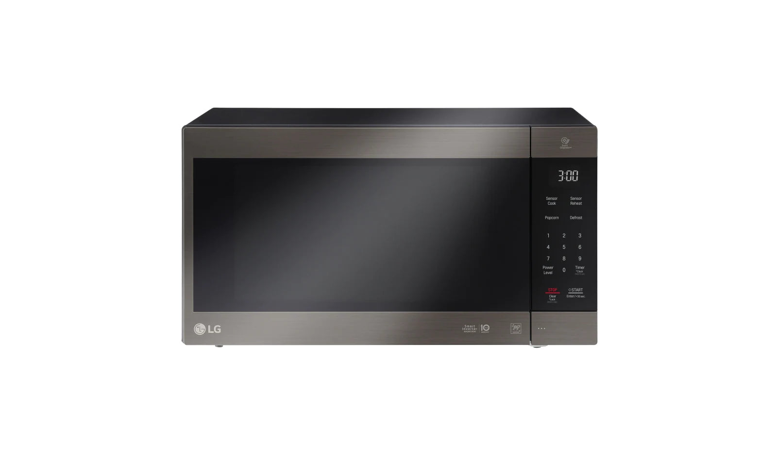LG Black Stainless Steel Series 2.0 cu. ft. NeoChef™ Countertop Microwave with Smart Inverter and EasyClean® LMC2075BD | TechSpirit Inc.
