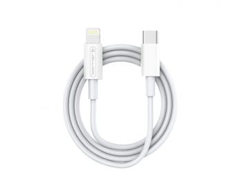 Jellico B1 3.1A Type-C to Lightning cable, 1M_White color