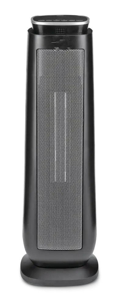 Tower Ceramic Space Fan Heater w/Remote Control, 1500W, Black | TechSpirit Inc.