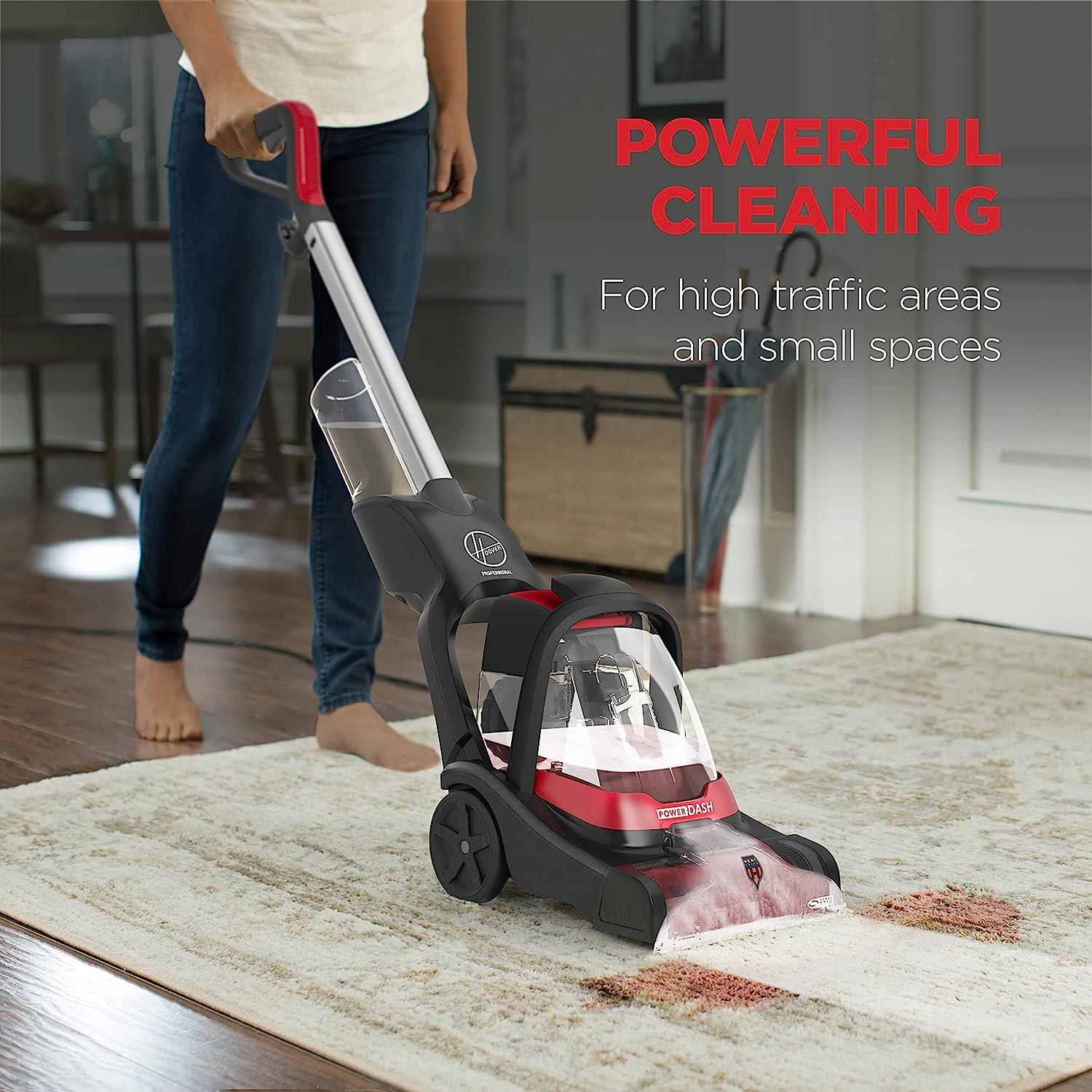 Hoover® PowerDash™ Pet Expert Upright Compact Carpet Deep Cleaner (Refurbished-90 Days Warranty)