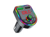 Havit FM Transmitter with RGB illumination for Car HV-FM811BT (90 Days Warranty)