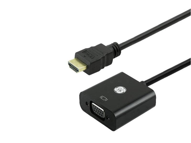 GE HDMI to VGA Adapter, Full HD 1080P 4K Ultra HD, Black, 33588 | TechSpirit Inc.