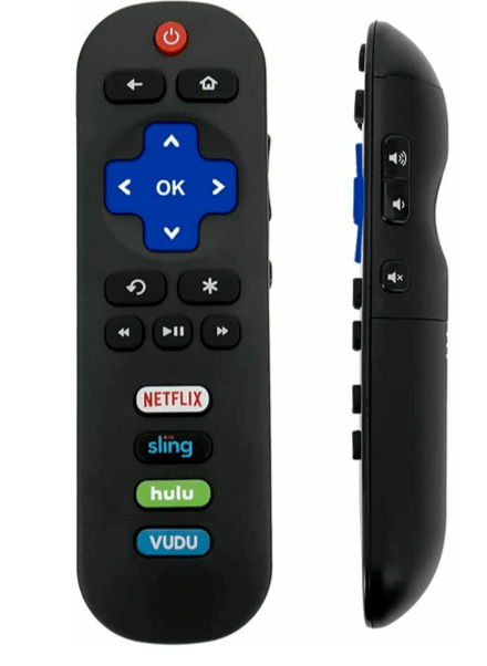 Replacement Remote Control for TCL Roku TV with Netflix Sling Hulu Vudu | TechSpirit Inc.