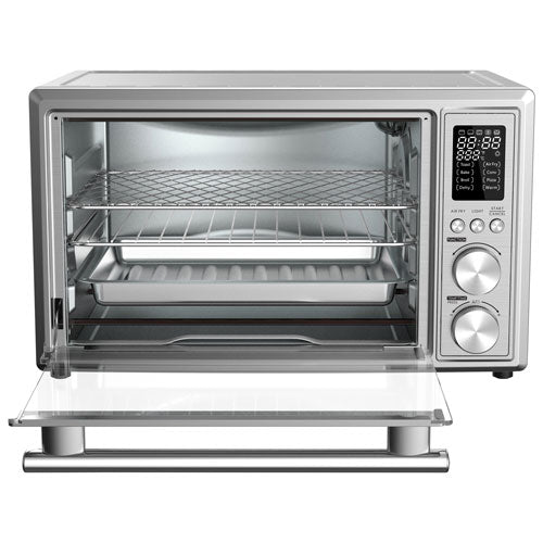 Galanz Air Fryer Toaster Oven- 0.9 Cu. Ft. - Stainless steel (Refurbished - 90 Days Warranty)