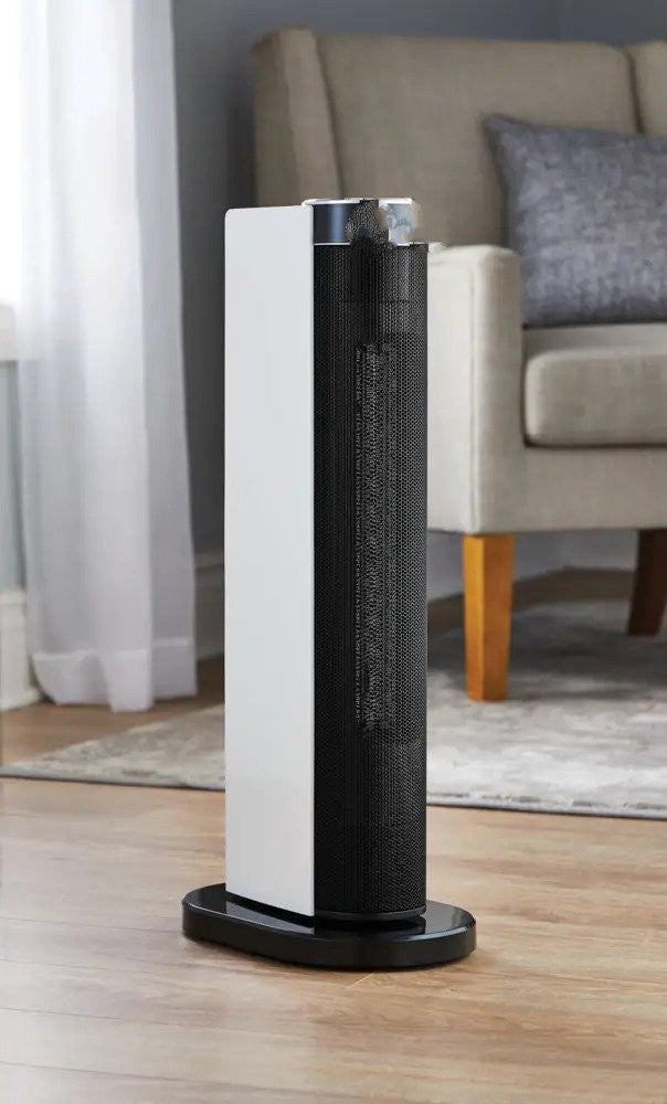 Digital Tower Ceramic Heater with Remote Control & Thermostat- 1500W (Refurbished-90 Days Warranty)
