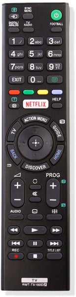 Buy Replacement Remote control for Sony TVs RMT-TX100D