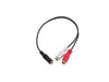 Audio Adaptor 3.5mm Female to 2 RCA Female | TechSpirit Inc.