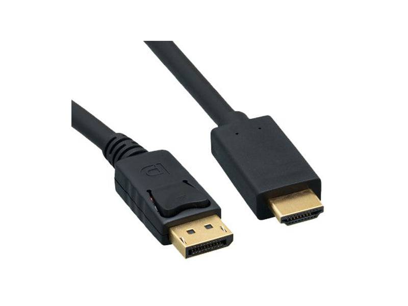 Display Port to HDMI 6ft Cable,Black | TechSpirit Inc.