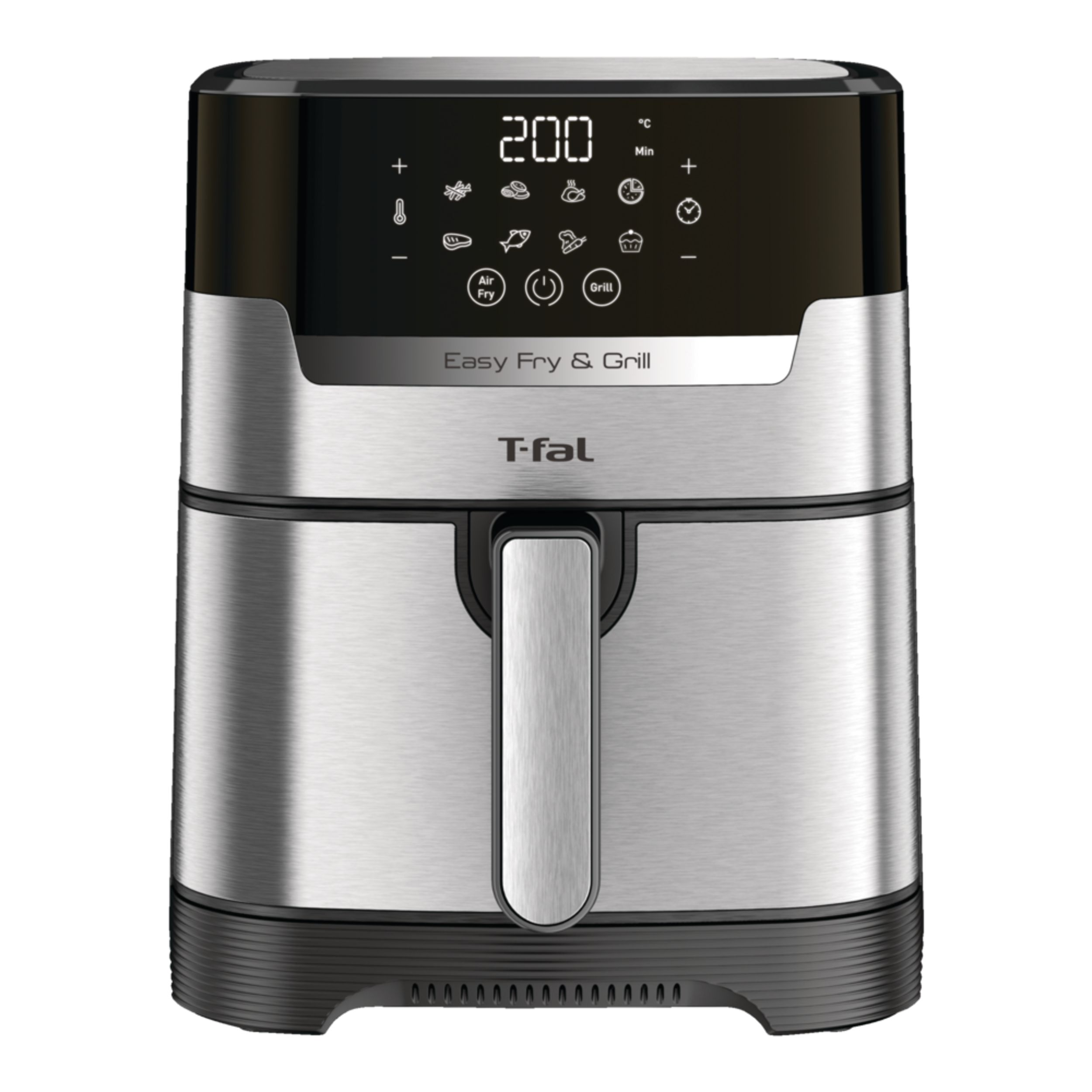 T-fal Easy Fry & Grill Precision 2-in-1 Air Fryer , Stainless Steel, 4.2-L EY505D51 (Refurbished - 90 Days Warranty)