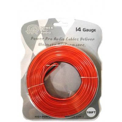 14GA 100FT Speaker Wire | Black & Red CBLE4114-100 | TechSpirit Inc.