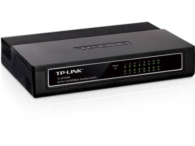 Tp-Link 16-Port 10/100Mbps Desktop Switch TL-SF1016D | TechSpirit Inc.